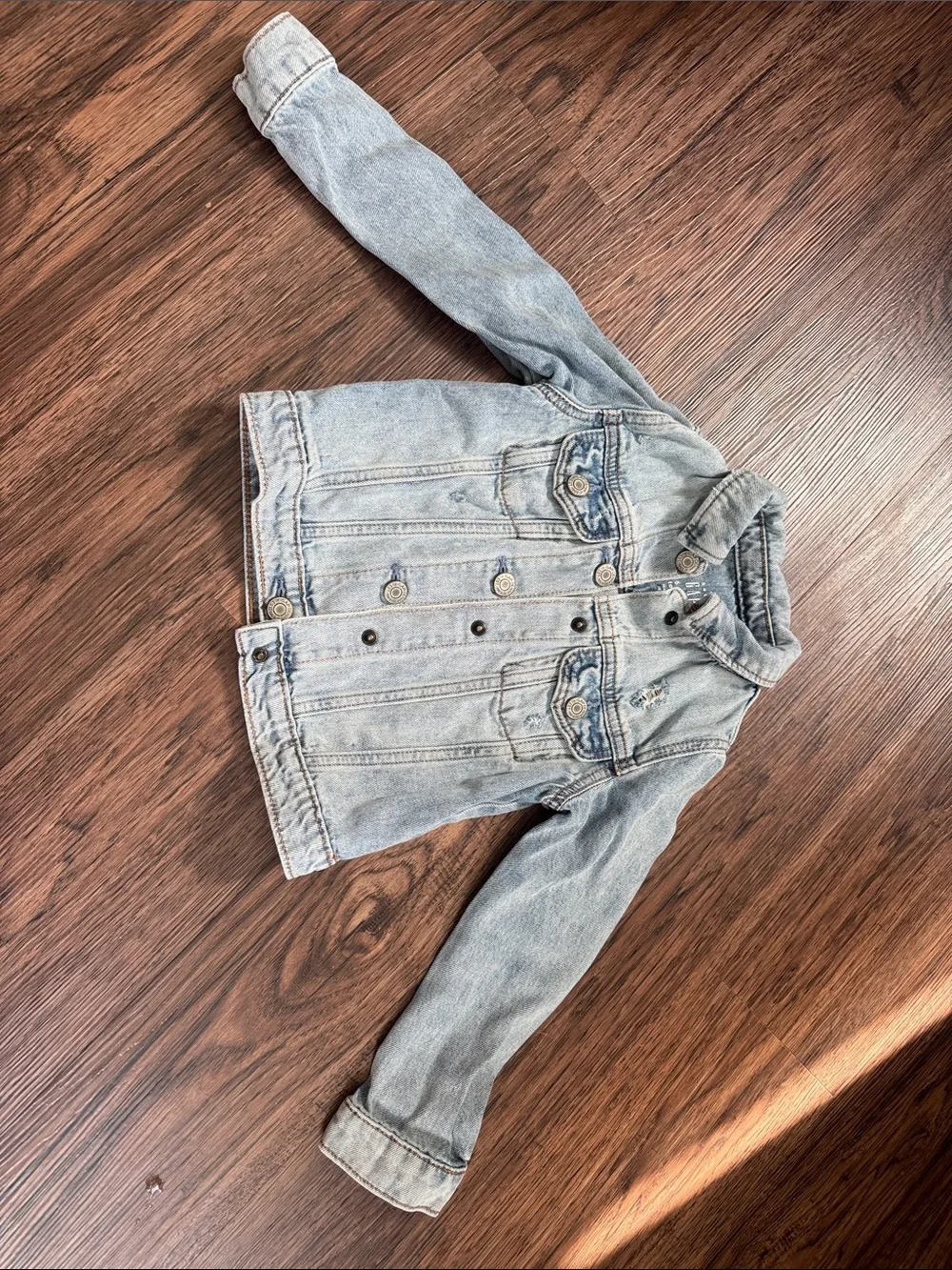 GAP Light Blue Kids Denim Jacket - Button-Front